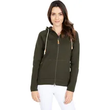 Fjällräven Övik Fleece Hoodie W Sweatshirt, Deep Forest, XXS