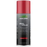 COLORS Sprühfarbe 400ml Spraydose, Sprühlack für alle Oberflächen, Innen & Aussenbereich rot