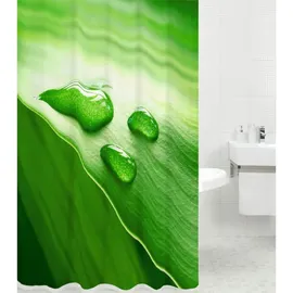 Sanilo Duschvorhang Green Leaf 180 x 200 cm grün