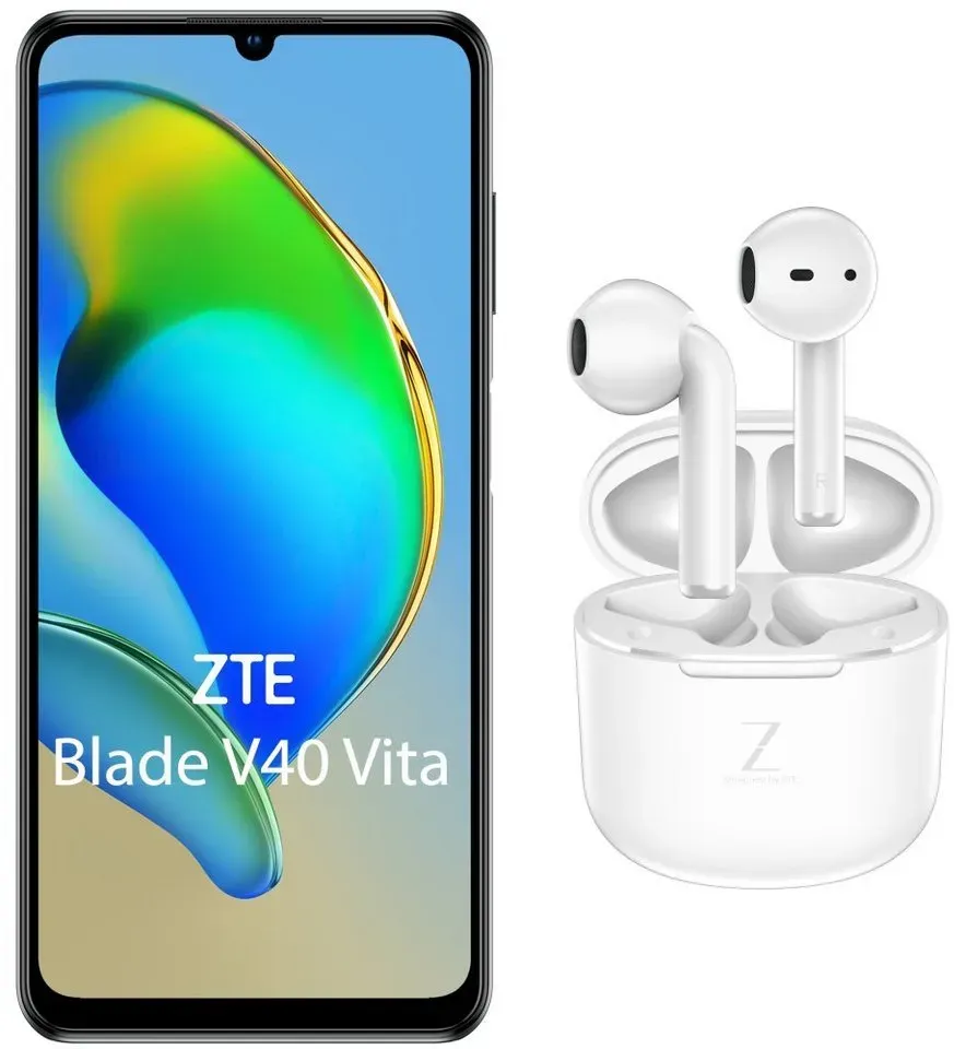 ZTE Blade V40 Vita 4GB+128GB Pine Green inklusive ZTE Buds Smartphone Smartphone