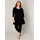 Base Level Curvy "Aria", Damen, Gr. 48, schwarz, Single Jersey, Obermaterial: 94% Viskose, 6% Elasthan, unifarben, figurumspielend ca. Mitte Oberschenkel, Rundhals, Shirts, mit Rundhalsausschnitt