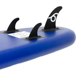 aquaget SUP Board Set 350 x 81 x 15 cm Blau