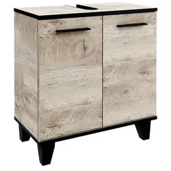 FACKELMANN Waschbeckenunterschrank »TE-A«, Optik Nature Oak, BxHxT: 60,2 x 63,2 x 32 cm - braun