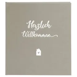 Goldbuch Gästebuch Herzlich Willkommen 4009835480250 GOLDBUCH
