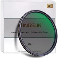 Luxuskollektion 49mm Zirkularer Polfilter, S-Pro HD Nano MRC16, 16-Schichten