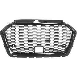 Frontgrill schwarz Sport mit Kennzeichenhalter für Audi A3, 8V Facelift ab 2016