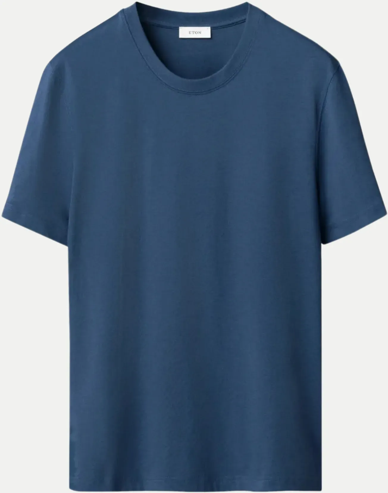 Basic T-Shirt aus Supima-Cotton Blau M