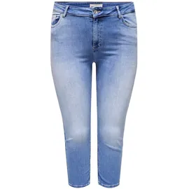 ONLY CARMAKOMA Damen Carwilly Reg Waist DNM Capri Noos Jeans, Light Medium Blue Denim, 52 EU - 52