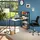 Tectake tectake® Computer-Schreibtisch Hershey 122x61x120cm