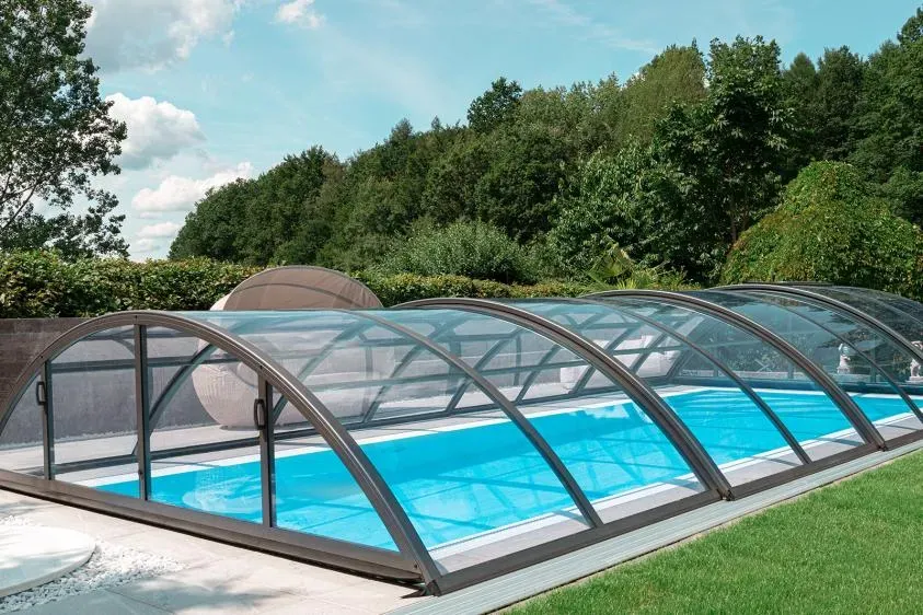 Swimmingpool-Überdachung / Abdeckung SkyCover® Base Clear 3.2x6.3m