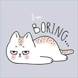 Keilrahmenbild I ́M BORING - bunt