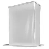 ECO-DuR 4024879000516 Kassetten ECK Duschrollo 137 x 62 cm weiß - Folie unbedruckt