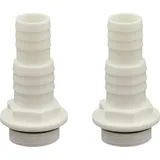 HAF Schlauchtülle 32 mm x 1 1/2" Weiß