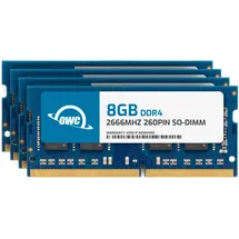 OWC - 32GB Memory Upgrade Kit - 4 x 8GB PC21300 DDR4 2666MHz SO-DIMMs für 27-inch iMac with Retina 5K (2019-2020) und kompatible PCs