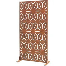 casa.pro Trennwand Kilsturd Cortenstahl 180x90 cm Edelrost