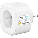 Meross Smart-Home-Steckdose Weiß 2 St.