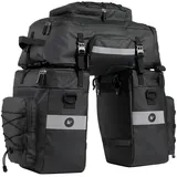 luxuskollektion Gepäckträgertasche 75 l Schwarz
