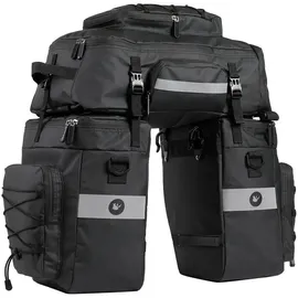 luxuskollektion Gepäckträgertasche 75 l Schwarz
