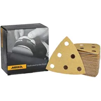 Mirka Gold 93x93x93mm / 6-Loch/Korn P80, 50 Stk/Zum Schleifen