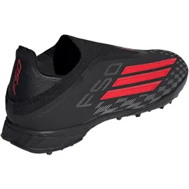 adidas F50 Pro Laceless TF Herren Core Black/Lucid Red 39