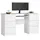 Akord Schreibtisch Klein mit Schubladen | Office Desk | Computertisch | Bürotisch mit Tastaturablage | Holz Deko | B135 x H77 x T50 cm, 60 kg