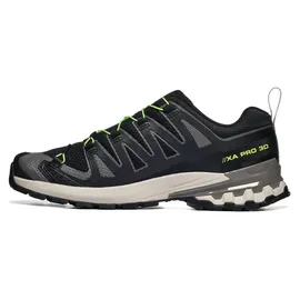 Salomon XA Pro 3D V9 Herren Black/Dark Gull Gray/Acid Lime 46 2/3