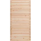 BM Massivholz Sichtschutz 90 x 180 cm Dou naturbelassen