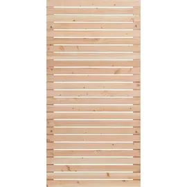 BM Massivholz Sichtschutz 90 x 180 cm Dou naturbelassen