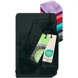 Emily ́s Check Coral Fleece TV-Decke für Kinder mit Ärmel & Bauchtasche 1609.2345, anthrazit