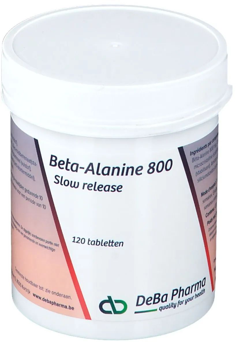 Deba Beta-Alanine Slow Release 800 mg 120 pc(s) comprimé(s)
