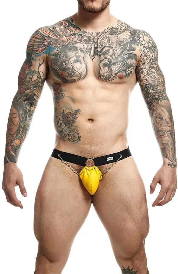 MOB - DNGEON GELB JOCKSTRAP MIT KETTEN EINE GRÖSSE