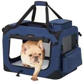 Songmics Transportbox S-XXXL 50 cm, 35 cm, 35 cm Blau
