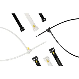 Hellermann Tyton HellermannTyton Kabelbinder KR8/100-W-BK-L1
