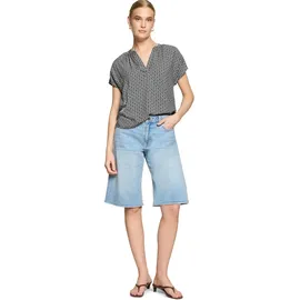 Zero Shirtbluse mit Print Braun 40
