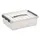 SUNWARE Q-Line Aufbewahrungsbox 40 x 30 x 11 cm 6-tlg. transparent/silber