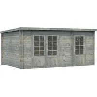 Palmako Gartenhaus Ella 6,14 x 3,40 m Grau