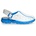 Abeba Berufsschuh-Clog Herren Abeba Dynamic tools Weiß Blau mit Aufdruck 42