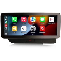 12.3 Zoll 8-Kern 128GB CarPlay Android 12 Autoradio GPS Navi Für Audi Q5 (2009-2016) Unterstützt GPS Navi Carplay IPS WiFi 4G WiFi DAB+ DVR OEM Radio MMI System