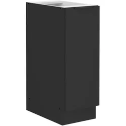 Küchen Unterschrank Schrankauszug 30 cm SIENA Schwarz Küche Küchenzeile