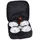 Relaxdays Boule Kugeln im Set Schwarz,Silber