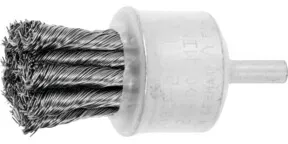 Lessmann Gezopfte Pinselbürste INOX-Draht, Bürsten-⌀xBorstenstärke: 28X0,50 mm