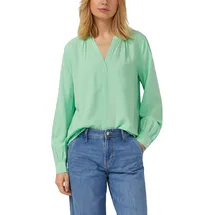 s.Oliver Weiche Viskose-Bluse mit Raffung - 40
