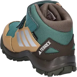 adidas Unisex Kinder Terrex Skychaser Mid Gore-Tex Hiking Kids Shoes, Preloved Teal/Matte Silver/Cardboard, 31 EU