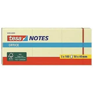 Tesa Notizblätter, 3 x 100 Blätter