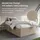 home collective Boxspringbett 120 x 200 cm H2 Beige