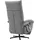 sit&more TV-Sessel Zoe 74 x 112 x 82 cm grau mit Kopfteilverstellung & 360° Drehfunktion