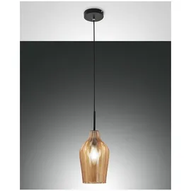 Fabas Luce Pendelleuchte Stintino E27 IP20, Amber