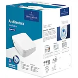 Villeroy & Boch Villeroy und Boch Architectura Combi-Pack-Wand-Tiefspüler 5685CLR1 37x53cm, oval, wandhängend, waagerecht, weiß C-plus