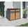 Westmann Mülltonnenbox Varius 2 132 x 116 cm grau