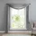 Gardinenbox 560 Voile Querbehang 600 x 140 cm grau